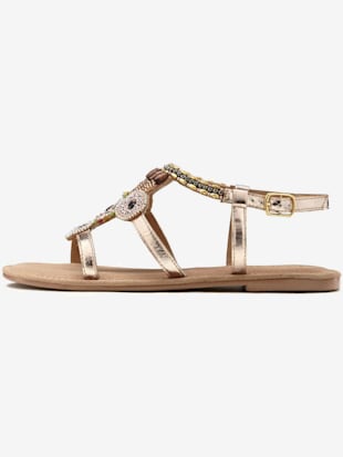 Sandales cuir de qualité - LASCANA - Rose