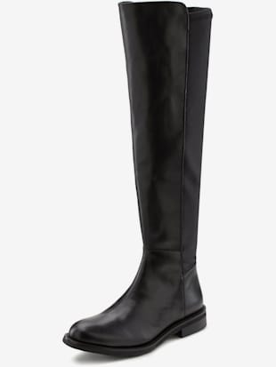Bottes superbe mélange de matières - LASCANA - Noir