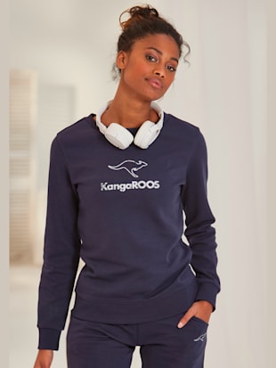 Sweatshirt avec logo imprimé - KangaROOS - Marine