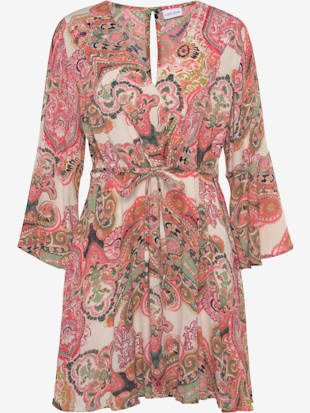 Robe d'été col v chevauchant - LASCANA - Paisley Imprimé