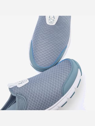 sneakers slip on très confortable - lascana - bleu