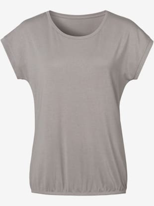 T-shirt vivance, imprimé pailleté couleur argent - Vivance - Gris