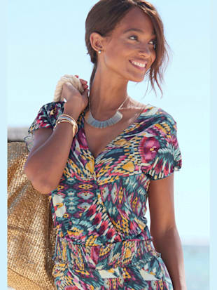 T-shirt à manches courtes manches courtes avec ourlet babylock - Buffalo - Imprimé Multicolore