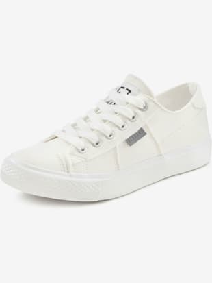 baskets sneakers au look usé et délavé tendance - elbsand - blanc