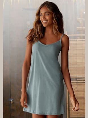 Déshabillé avec col v - LASCANA - Vert Palmier