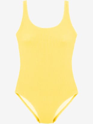 Maillot de bain qualité structurée tendance - Vivance - Jaune