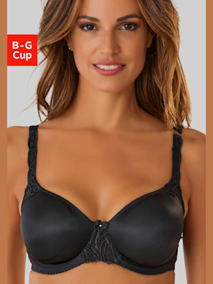 Soutien-gorge minimiseur avec bonnets préformés sans coutures/armatures - LASCANA - Noir