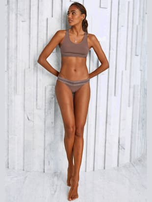 Slips jazz lot de 2 slips lascana - LASCANA - Beige, Taupe