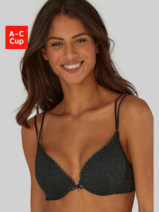 Soutien-gorge push-up féminin avec coussinets intégrés - s.Oliver - Noir