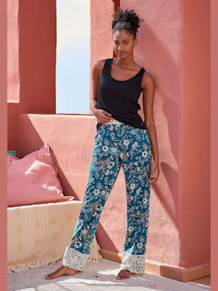 Haut de pyjama débardeur à bretelles larges - LASCANA - Noir