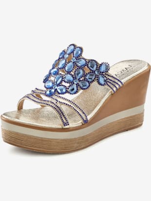 Mules talon confortable - LASCANA - Bleu