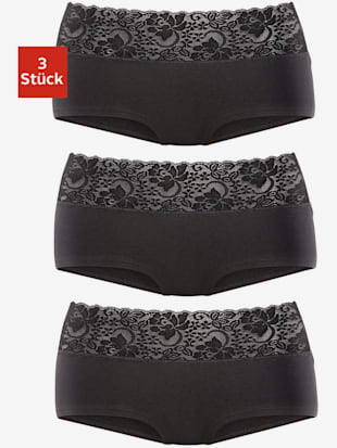 Panty lot de 3 panties vivance - vivance active - Noir