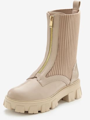 Bottines semelle chunky tendance - LASCANA - Beige