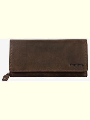 Porte-monnaie cuir vachette véritable - GreenLand Nature - Marron