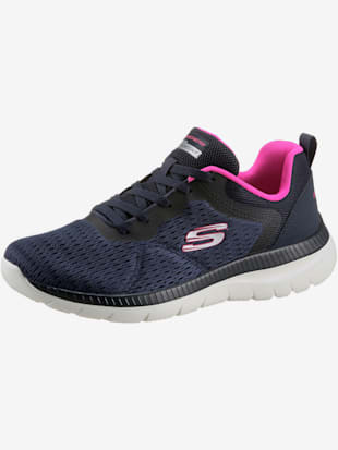 Baskets trotteurs sport avec bord de tige rembourré - Skechers - Marine