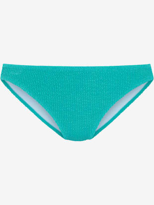 Bas de maillot de bain qualité structurée tendance - Vivance - Bleu Pétrole