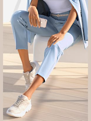 pantalon tailleur femme élégant - lascana - bleu clair