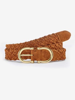 Ceinture+hanches+forme+personnalisee+grâce+à+l%27aspect+tresse+-+LASCANA+-+couleur+chamois