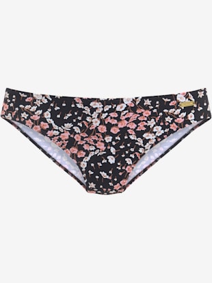 Bas de maillot de bain imprimé fantaisie - LASCANA - Noir Imprimé