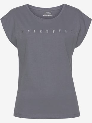 T-shirt à manches courtes encolure ronde - Venice Beach - Gris