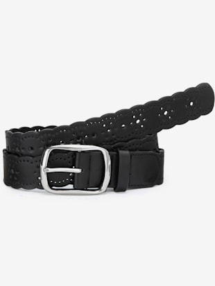 Ceinture+au+niveau+des+hanches+avec+motif+ajoure+tendance+-+LASCANA+-+noir