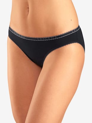 Lot de 4 slips lascana - LASCANA - Noir, Anthracite