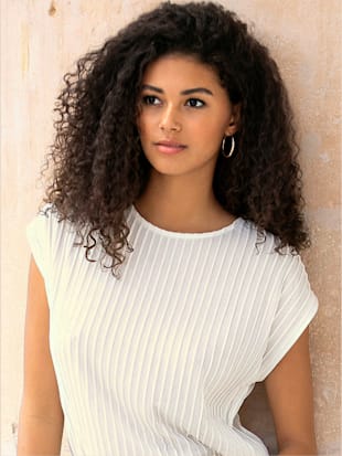 T-shirt encolure haute - LASCANA - Crème