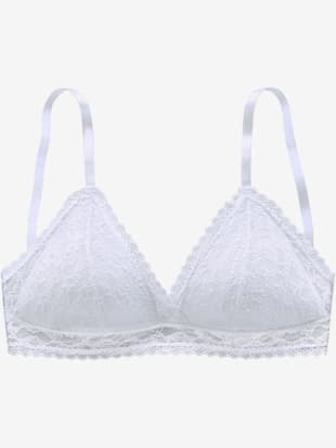 Soutien-gorge bralette féminin avec coques intégrées sans armatures - s.Oliver - Blanc