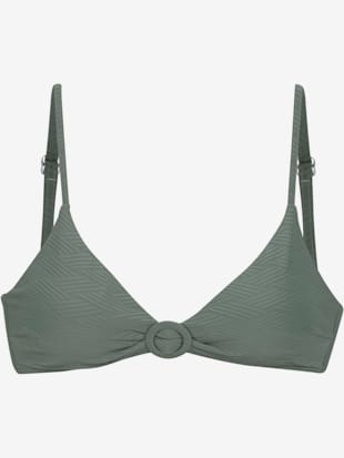 Haut de bikini triangle anneau décoratif tendance - Sunseeker - Vert Olive