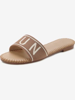 Jolies mules au design tendance - LASCANA - Taupe