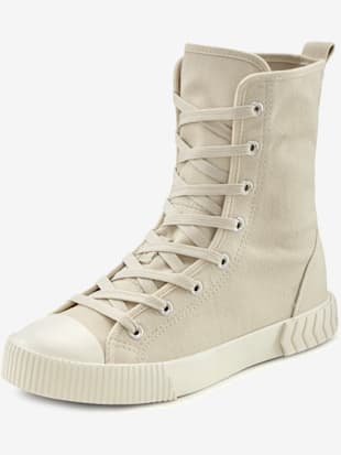 Bottines laçage tendance - LASCANA - Beige