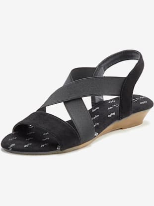 sandales brides élastiques pour un confort optimal - vivance - noir