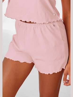 Short de nuit ourlet babylock - s.Oliver - Rose Pâle