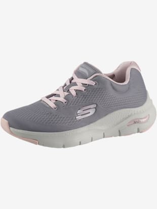 Baskets design sobre - Skechers - Gris-rose