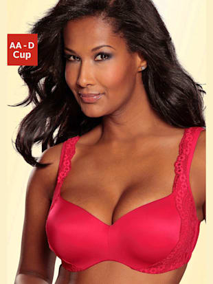 Soutien-gorge à coques avec armatures invisibles - Nuance - Framboise