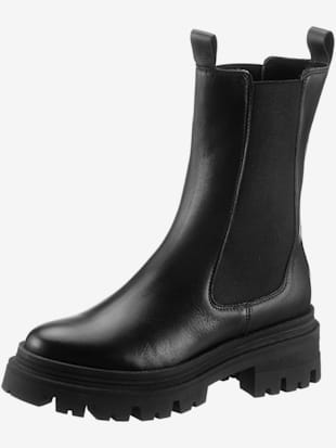 Bottines chelsea faciles à enfiler - Tamaris- Noir