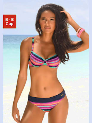 Haut de maillot de bain à armatures design élégant - LASCANA - À Rayures Multicolores