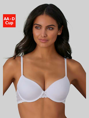 Soutien-gorge coques soutien-gorge classique en coton durable - LASCANA - Blanc