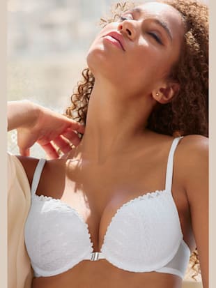 Soutien-gorge push-up féminin avec armatures et coussinets amovibles - s.Oliver - Blanc