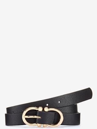 Ceinture+hanches+ceinture+avec+boucle+metallique+decorative+et+details+couleur+or+-+LASCANA+-+noir