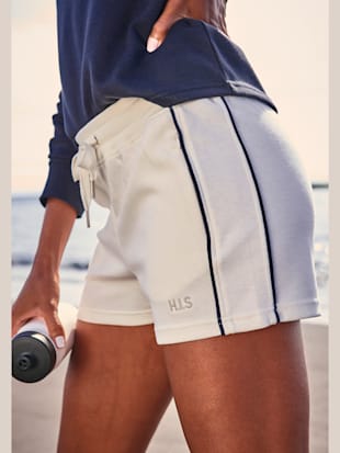 shorts short avec passepoil contrasté - h.i.s - écru