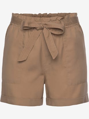Shorts short paperbag tendance - Buffalo - Coloris Chamois