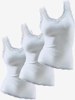 Lot de 3 débardeurs his - H.I.S - Blanc