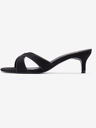 Mules hauteur talon confortable, agréable - LASCANA - Noir