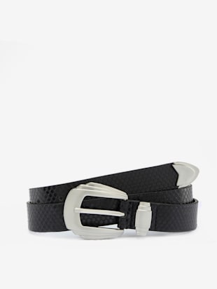 Ceinture+hanches+ceinture+avec+boucle+decorative+au+look+western+tendance+-+LASCANA+-+noir