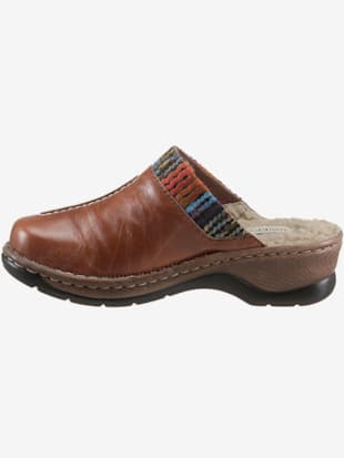 Sabots couture contrastée discrète - Josef Seibel - Ambre