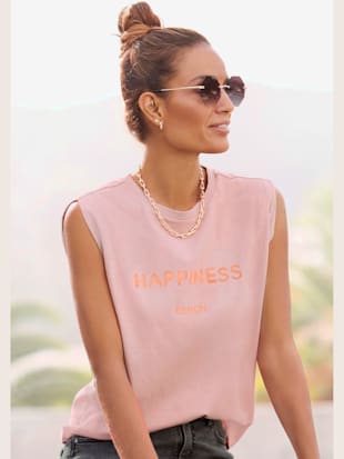 Débardeur belle encolure ronde - Bench. - Vieux Rose