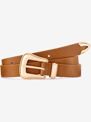 Ceinture hanches ceinture sobre style cowboy - LASCANA - Coloris Chamois