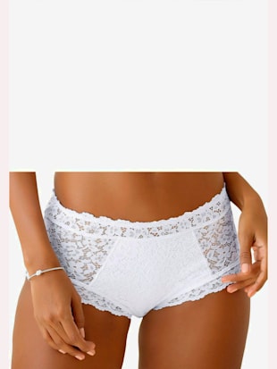 Slips slip taille haute confortable - LASCANA - Blanc