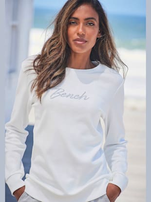 Sweatshirt basique à encolure ronde - Bench. - Écru